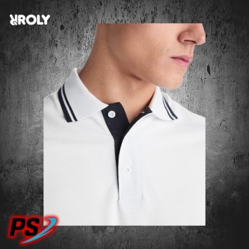 POLO ROLY MONTREAL BLANCO  / MARINO