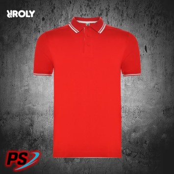 POLO ROLY MONTREAL ROJO / BLANCO