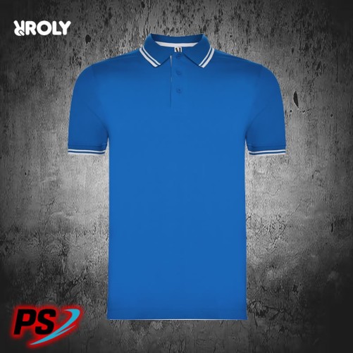 POLO ROLY MONTREAL AZUL ROYAL / BLANCO
