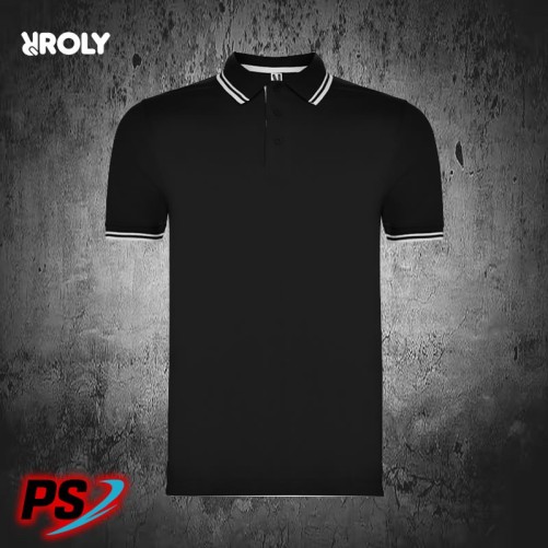 POLO ROLY MONTREAL NEGRO / BLANCO