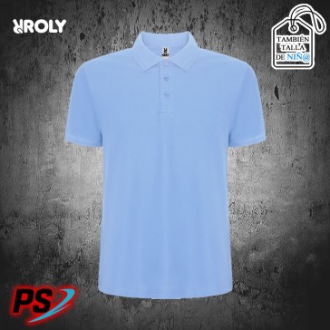 POLO ROLY PEGASO PREMIUM AZUL CELESTE