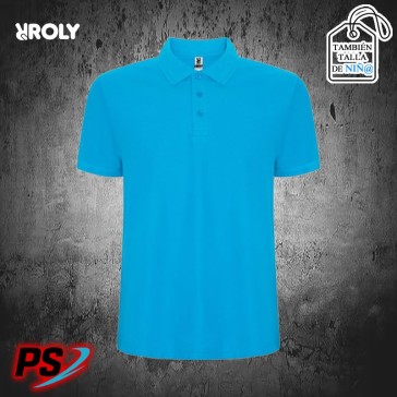 POLO ROLY PEGASO PREMIUM AZUL TURQUESA