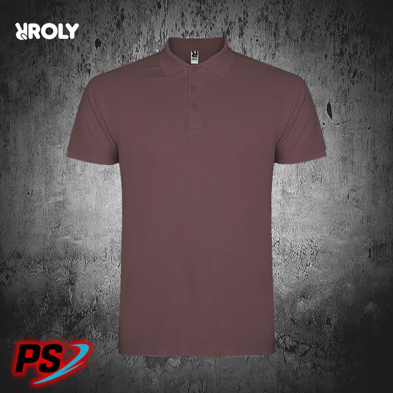 POLO ROLY STAR ROJO PÁLIDO