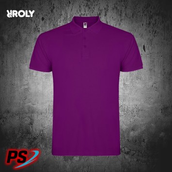 POLO ROLY STAR PÚRPURA