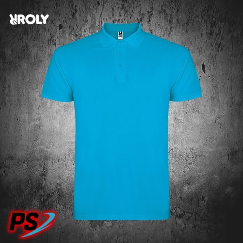 POLO ROLY STAR AZUL TURQUESA