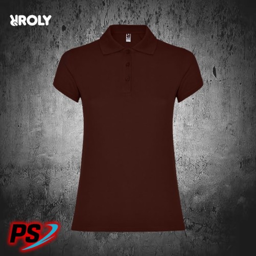POLO MUJER ROLY STAR WOMAN CHOCOLATE