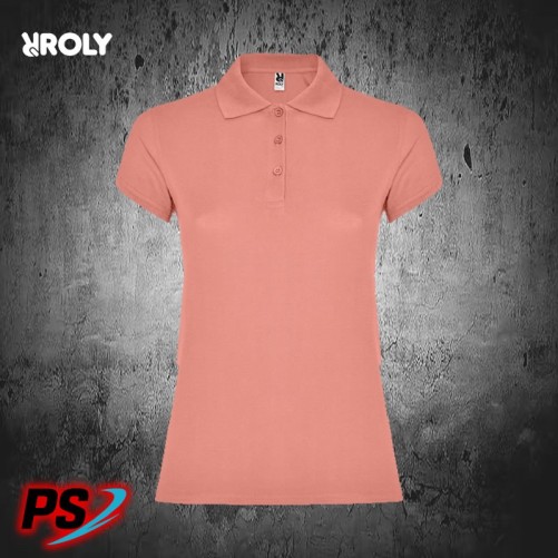 POLO MUJER ROLY STAR WOMAN NARANJA CLAY