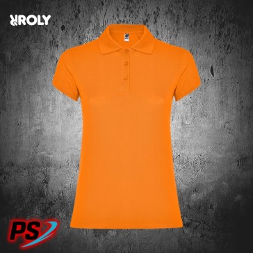 POLO MUJER ROLY STAR WOMAN NARANJA