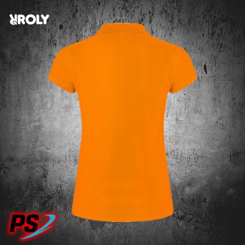 POLO MUJER ROLY STAR WOMAN NARANJA