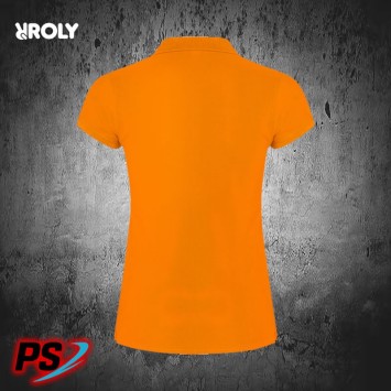 POLO MUJER ROLY STAR WOMAN NARANJA