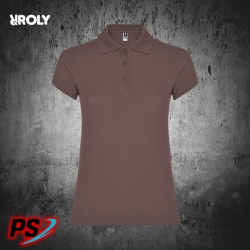 POLO MUJER ROLY STAR WOMAN ROJO PÁLIDO