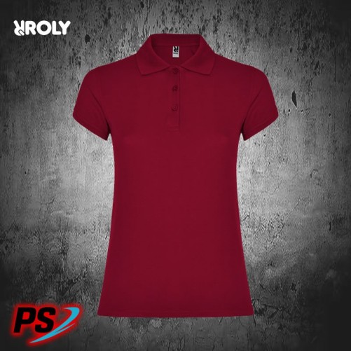 POLO MUJER ROLY STAR WOMAN GRANATE