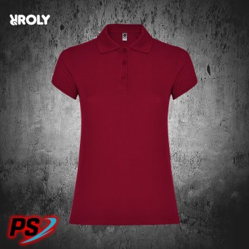 POLO MUJER ROLY STAR WOMAN GRANATE