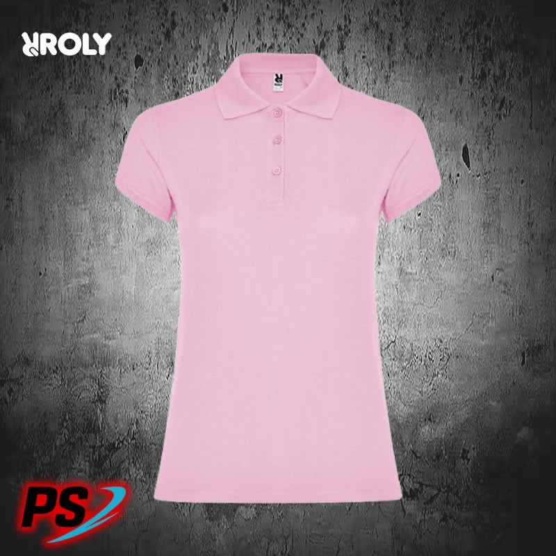 POLO MUJER ROLY STAR WOMAN ROSA CLARO POLO MUJER ROLY STAR WOMAN ROSA CLARO