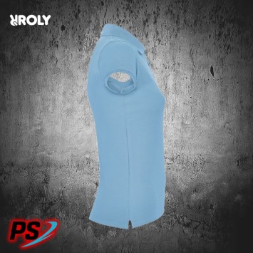 POLO MUJER ROLY STAR WOMAN AZUL CELESTE