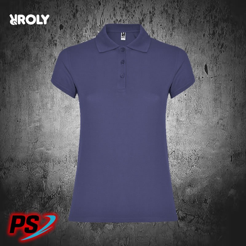 POLO MUJER ROLY STAR WOMAN AZUL DENIM POLO MUJER ROLY STAR WOMAN AZUL DENIM