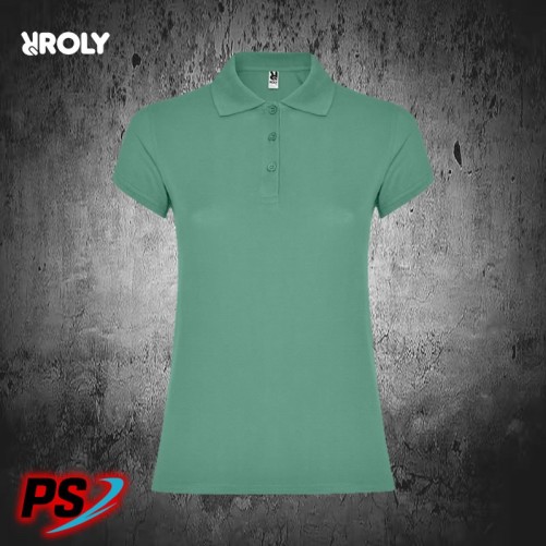 POLO MUJER ROLY STAR WOMAN MENTA OSCURO