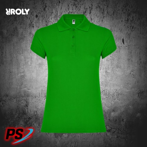 POLO MUJER ROLY STAR WOMAN VERDE GRASS