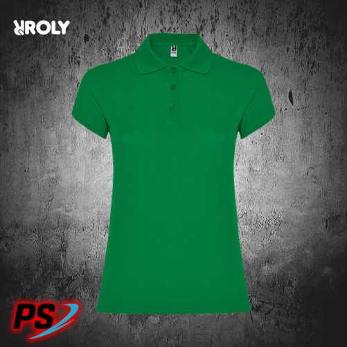 POLO MUJER ROLY STAR WOMAN VERDE TROPICAL