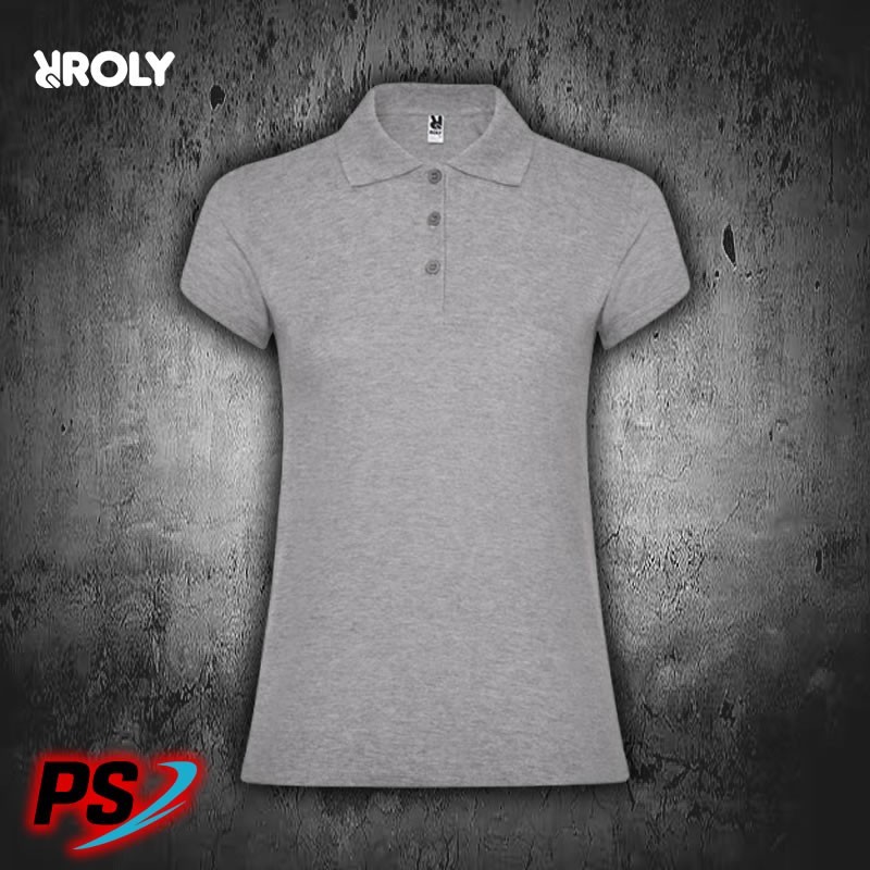 POLO MUJER ROLY STAR WOMAN GRIS VIGORÉ POLO MUJER ROLY STAR WOMAN GRIS VIGORÉ
