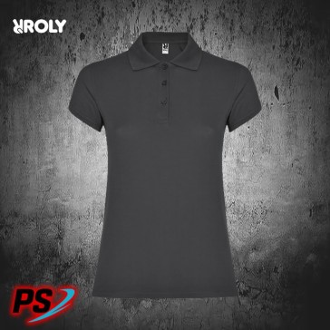 POLO MUJER ROLY STAR WOMAN PLOMO OSCURO