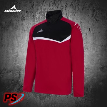 SUDADERA MERCURY FENIX ROJO / NEGRO