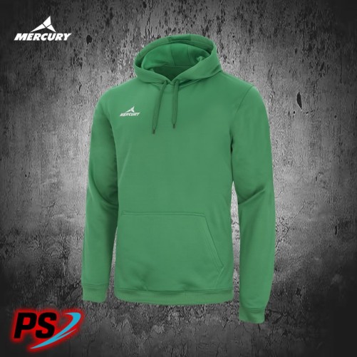 SUDADERA MERCURY CAPUCHA PERFORMANCE VERDE