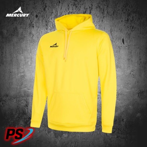 SUDADERA MERCURY CAPUCHA PERFORMANCE AMARILLO