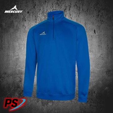 SUDADERA MERCURY CREMALLERA PERFORMANCE AZUL ROYAL