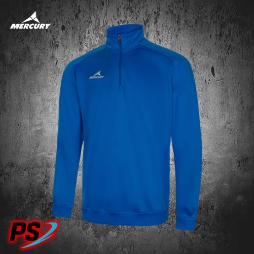 SUDADERA MERCURY CREMALLERA PERFORMANCE AZUL ROYAL