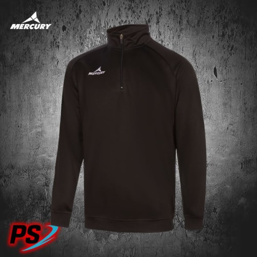 SUDADERA MERCURY CREMALLERA PERFORMANCE NEGRO