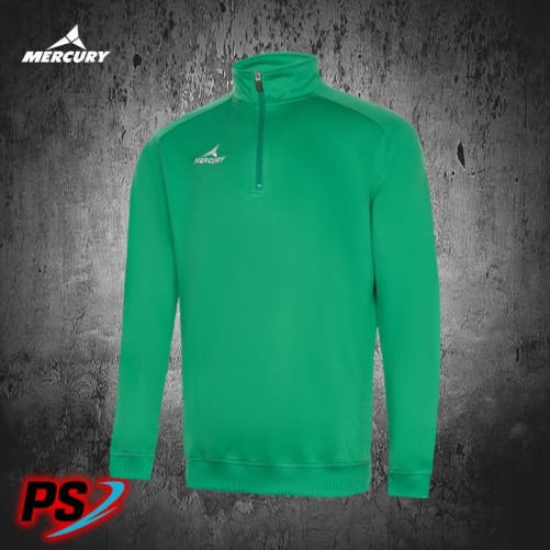 SUDADERA MERCURY CREMALLERA PERFORMANCE VERDE