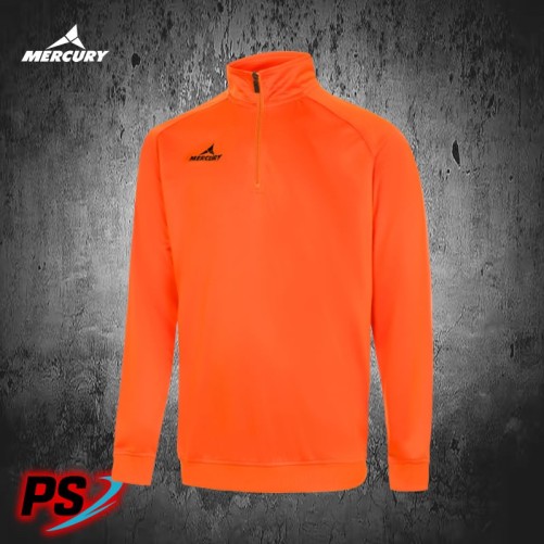 SUDADERA MERCURY CREMALLERA PERFORMANCE NARANJA