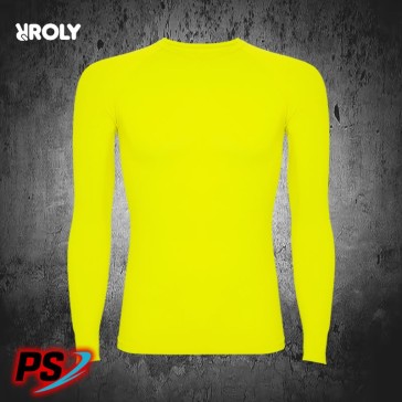 CAMISETA TÉRMICA ROLY PRIME AMARILLO FLÚOR