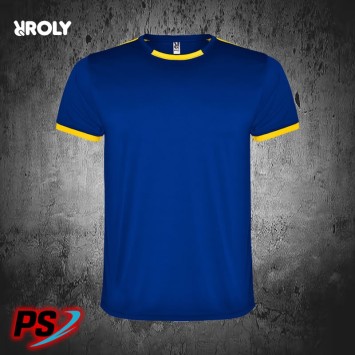 CONJUNTO 2 CAMISETAS Y PANTALÓN ROLY RACING AZUL ROYAL/AMARILLO