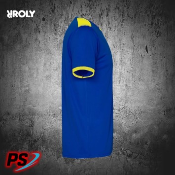 CONJUNTO 2 CAMISETAS Y PANTALÓN ROLY RACING AZUL ROYAL/AMARILLO