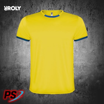 CONJUNTO 2 CAMISETAS Y PANTALÓN ROLY RACING AZUL ROYAL/AMARILLO