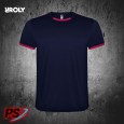 CONJUNTO 2 CAMISETAS Y PANTALÓN ROLY RACING AZUL MARINO/FUCSIA