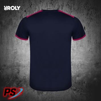 CONJUNTO 2 CAMISETAS Y PANTALÓN ROLY RACING AZUL MARINO/FUCSIA