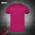 CONJUNTO 2 CAMISETAS Y PANTALÓN ROLY RACING AZUL MARINO/FUCSIA