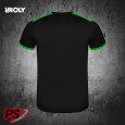 CONJUNTO 2 CAMISETAS Y PANTALÓN ROLY RACING NEGRO/VERDE FLÚOR