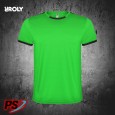 CONJUNTO 2 CAMISETAS Y PANTALÓN ROLY RACING NEGRO/VERDE FLÚOR
