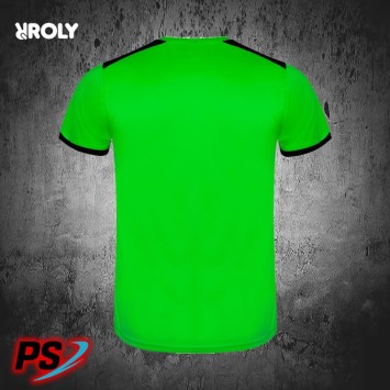 CONJUNTO 2 CAMISETAS Y PANTALÓN ROLY RACING NEGRO/VERDE FLÚOR