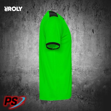 CONJUNTO 2 CAMISETAS Y PANTALÓN ROLY RACING NEGRO/VERDE FLÚOR